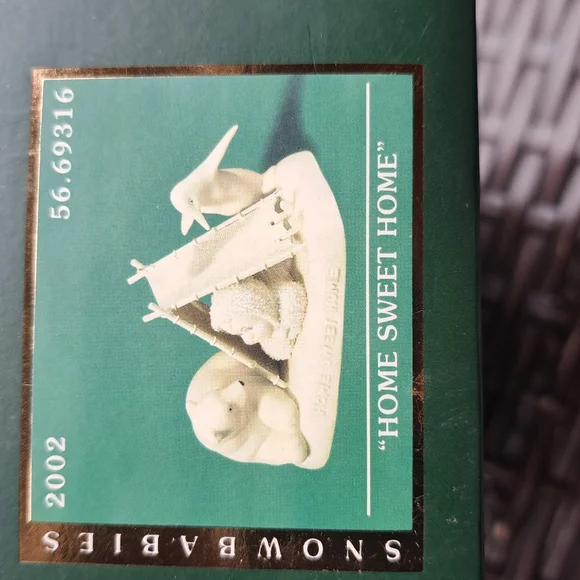 2002 Department 56 SNOWBABIES FIGURINE "HOME SWEET HOME" - Picture 5 of 5